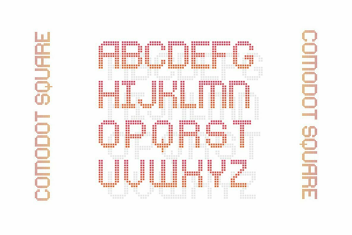 Comodot Round Top Font preview